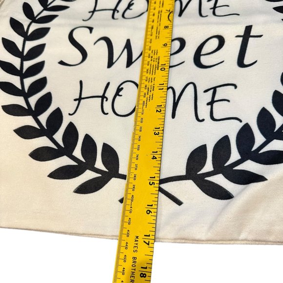 Unbranded 2 Pillowcase Covers Home Sweet Home Handmade Zip Closure Home Decor - Picture 6 of 6